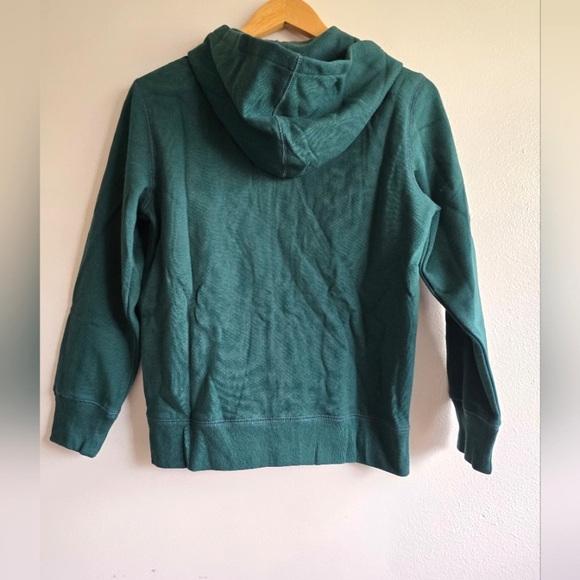 NWT! GAP, Gap Logo Hooded Sweatshirt, Forest Green/Navy, Size XL - Picture 4 of 7